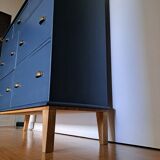 Large chest of drawers Rød Sødgren blue ganne