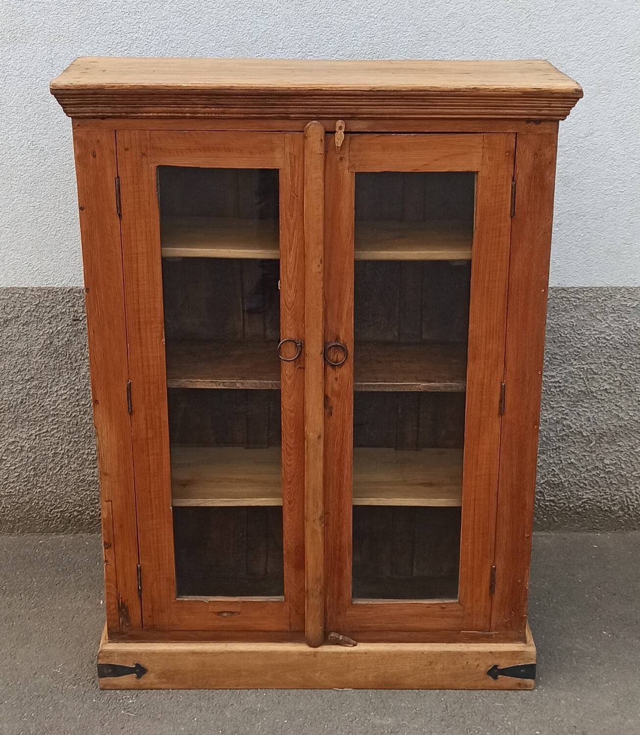Small old glass cabinet