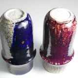 Scandinavian Modern Ceramic Vases, Sylvia Leuchovius, Rörstrand 1976,  Set of 2