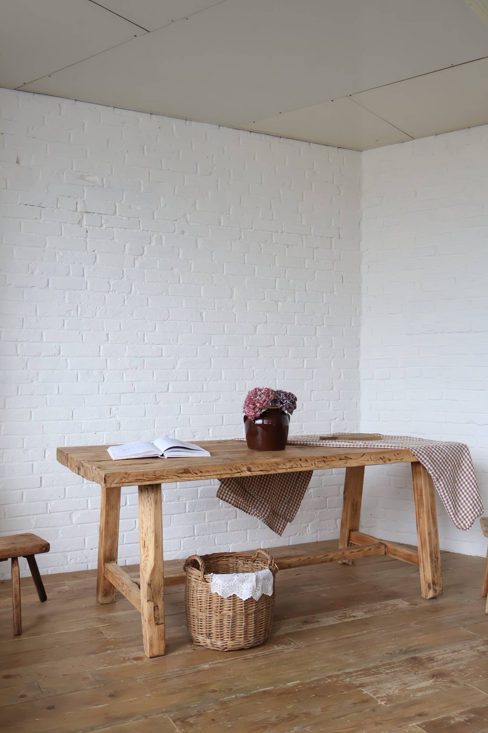 Renovated farmhouse table