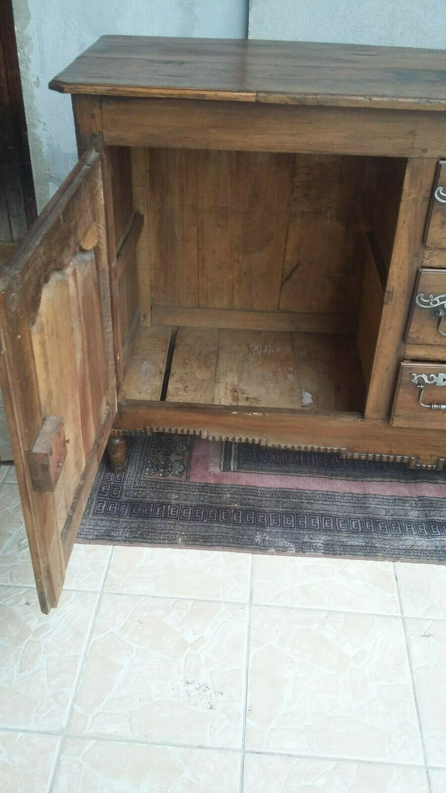 Louis XVI walnut sideboard