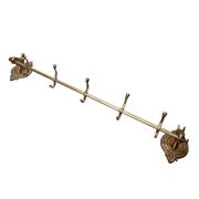 Brass Coat Rack With Horse Heads, 1950/60s