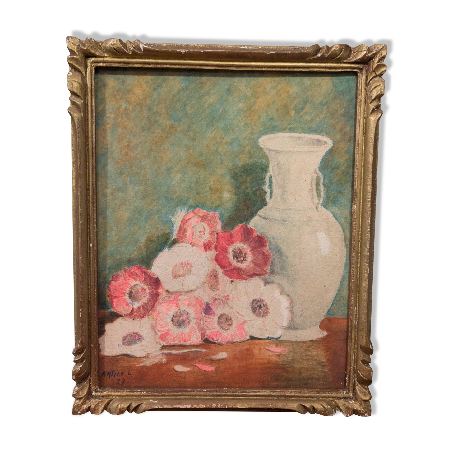Still life painting from the early 20th century