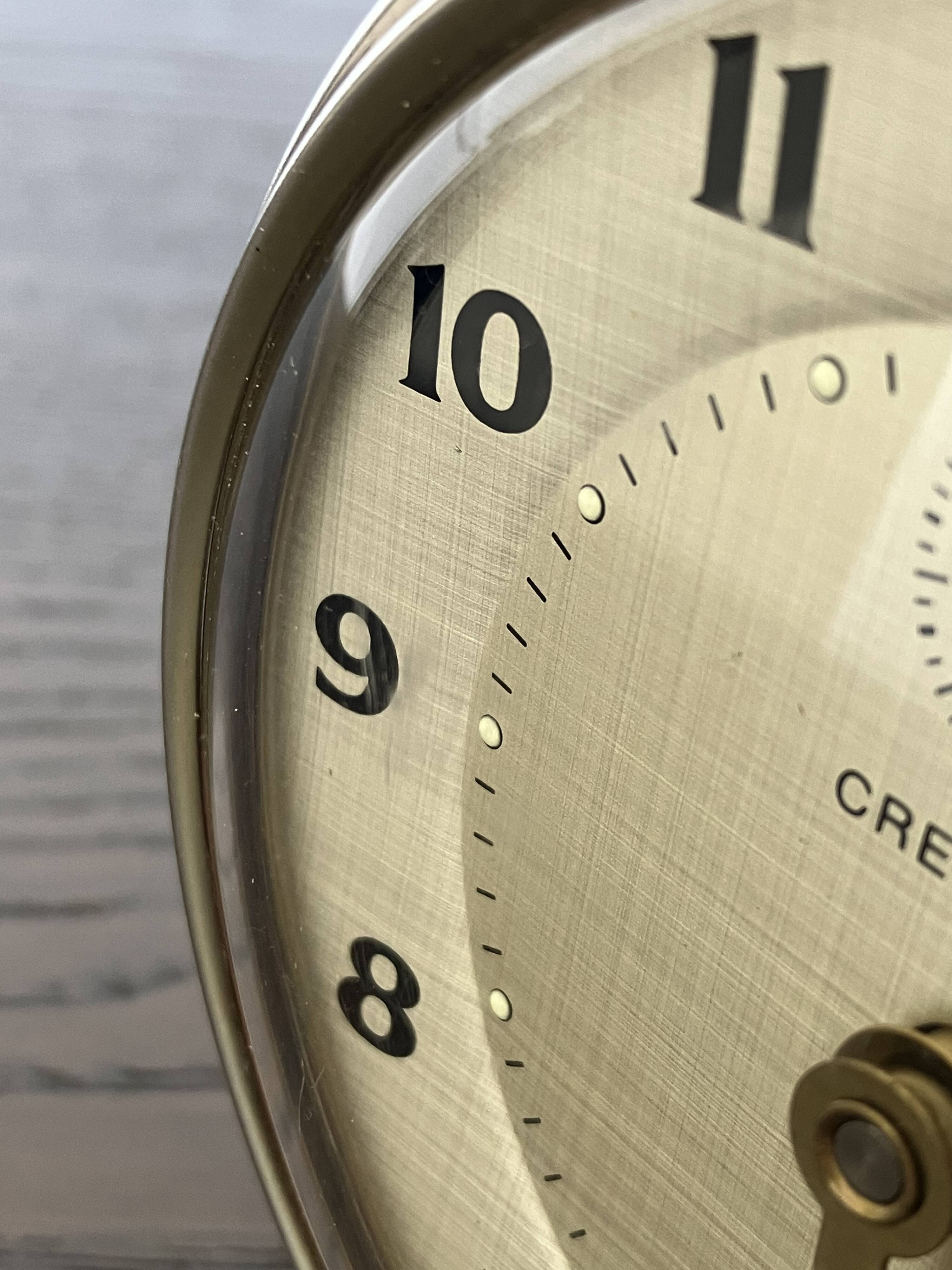 Cream and gold Jaz Crescendo alarm clock