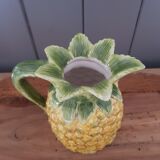 Pichet cruche barbotine ananas