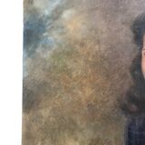 Oil portrait of a young girl by Paul Hulin