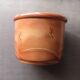 Glazed terracotta pot cover - Naive art - Dated 1953