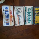 American enamelled plates