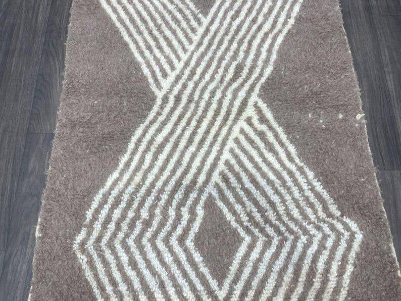 Beni Ourain Berber rug for your traditional space.