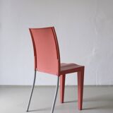 4 Kartell Coral Pink "Miss Global" Chairs by Philippe Starck | 1990s