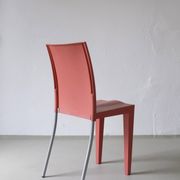 4 Kartell Coral Pink "Miss Global" Chairs by Philippe Starck | 1990s