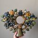 Artisanal chandelier tree of life Mexico in ceramic