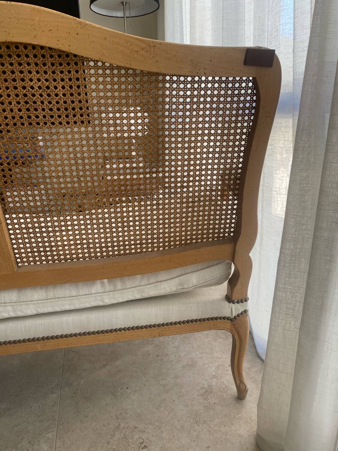 French vintage bank chair