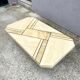 Low table in travertine and onyx 80'