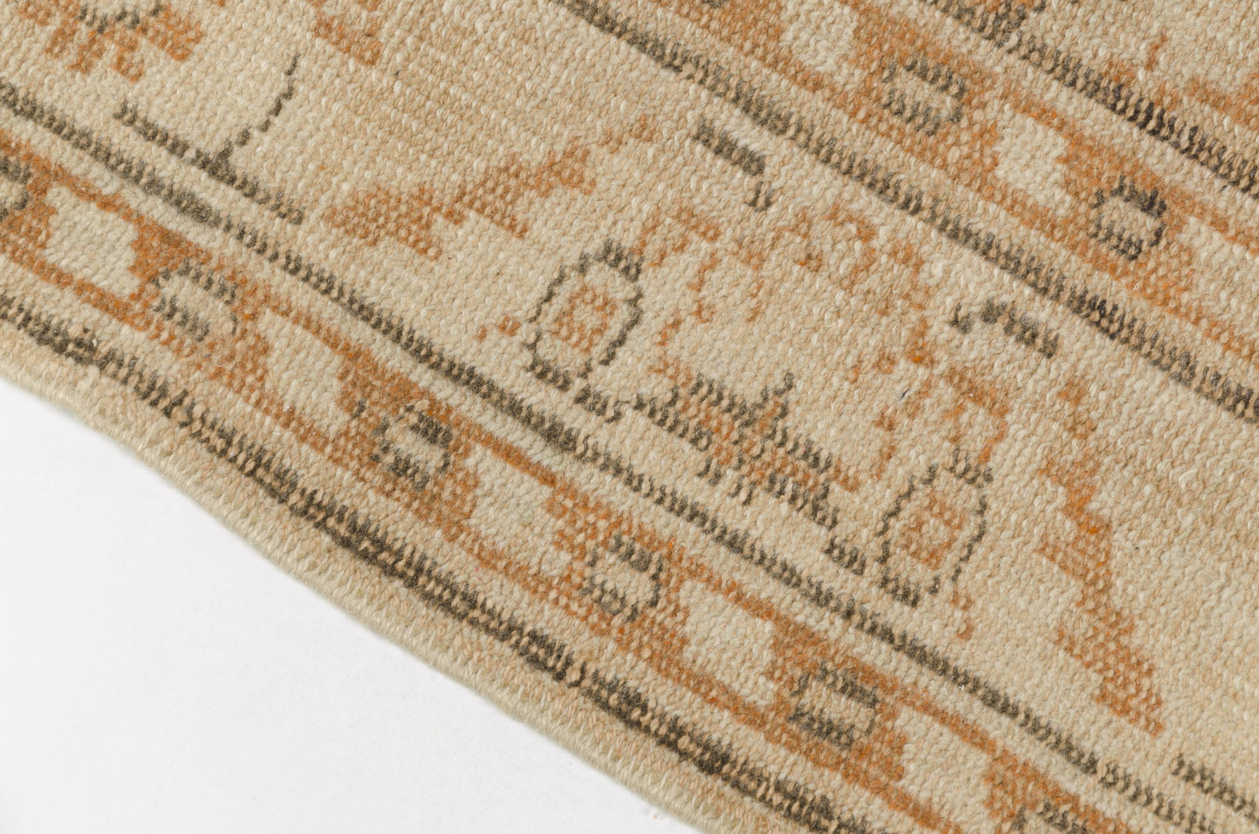 Neutral Vintage Anatolian Wool Rug
