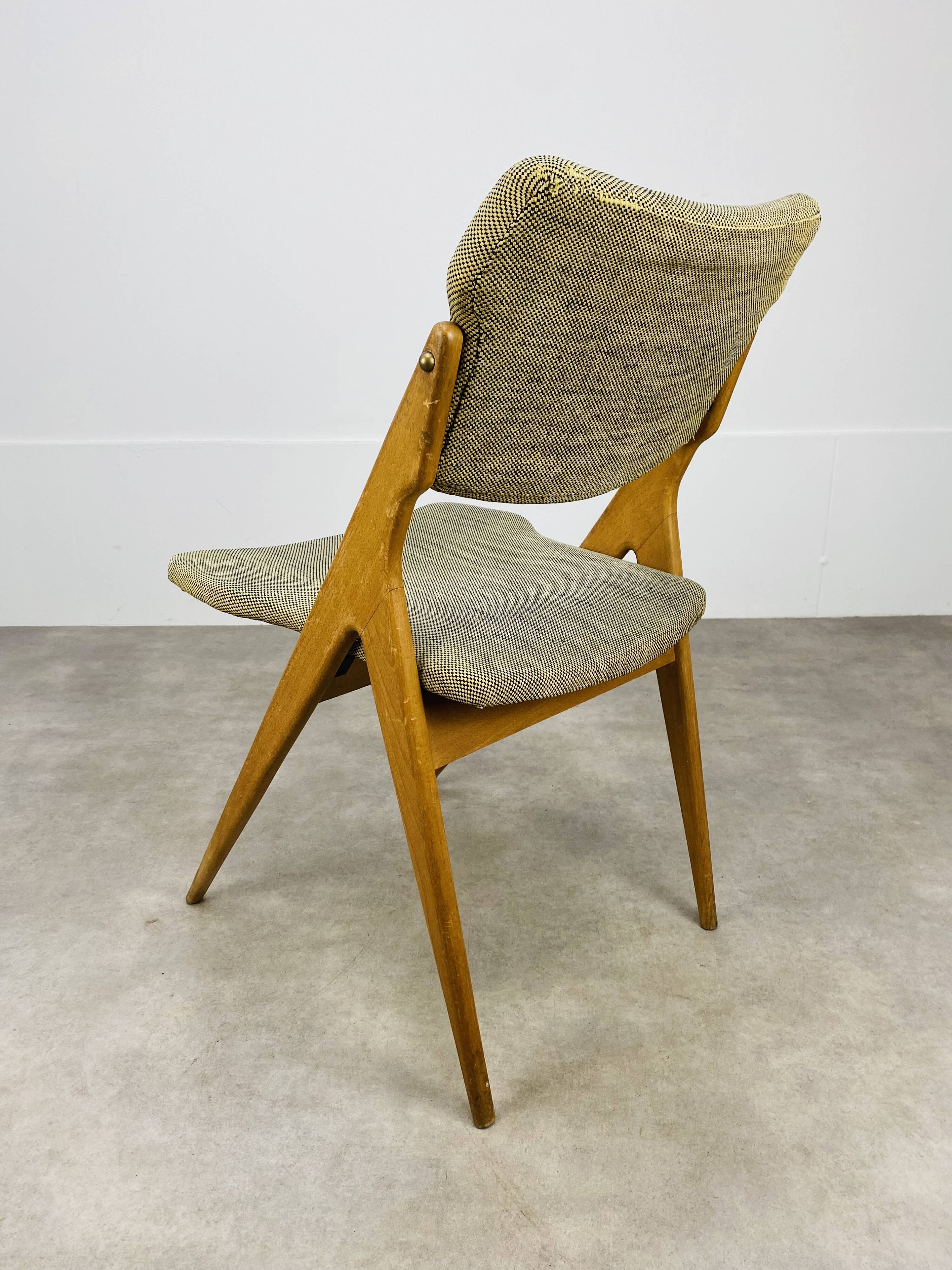 Chaise ciseaux Guermonprez éditions Godfrid années 50