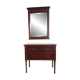 Hairdresser and mirror