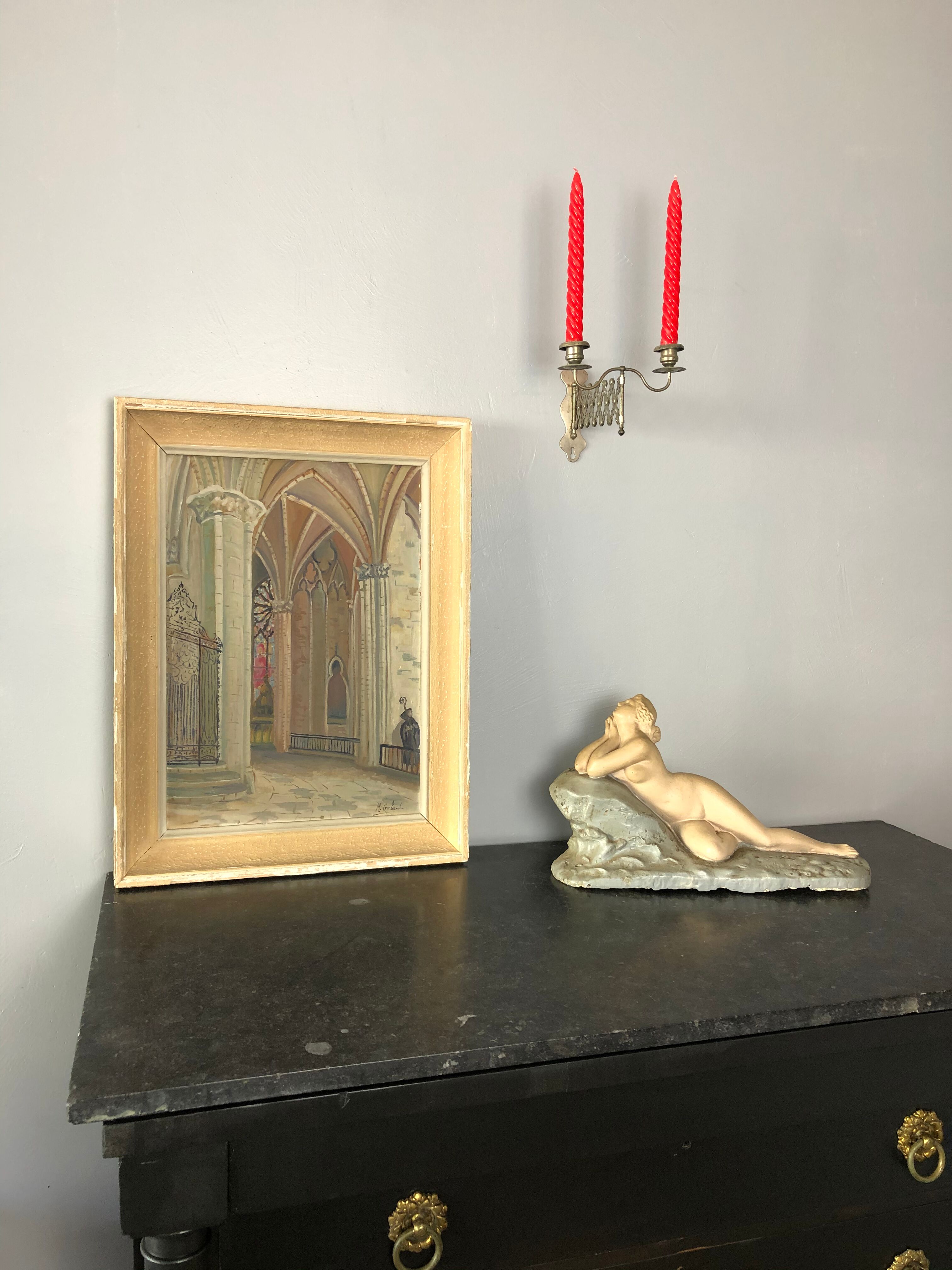 Ancient wall candlestick