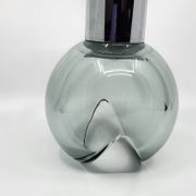 Glass and chrome wall lamp Eye Ball design Space Age Italy 1970