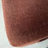Cinna sofa kirk model brown velvet 1970 vintage