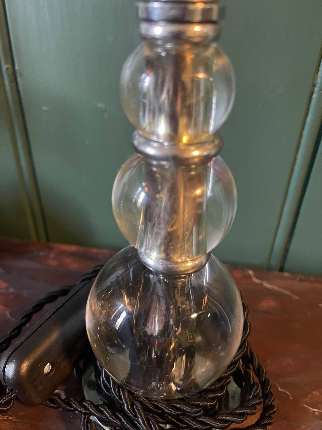 Pied de lampe style J. Adnet