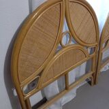 Rattan headboard