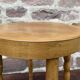 vintage Baumann Scandinavian stool, French stool chic 1980