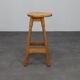 Pair of Barstools in Pinewood, 1970s