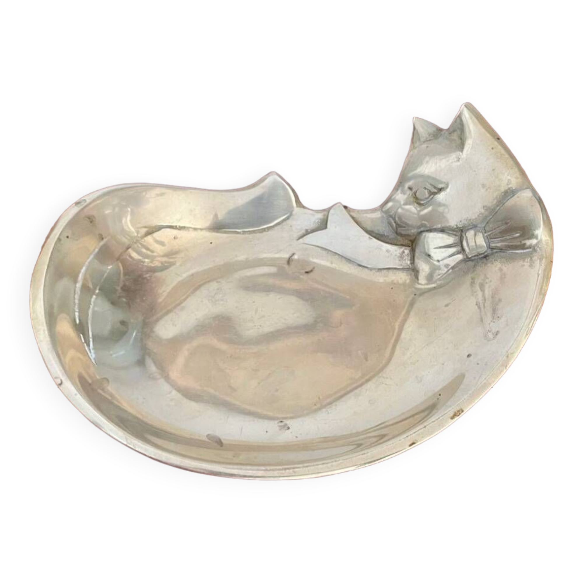 Brass cat pocket tray