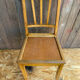 Set of 4 Antique Bistrot Chairs in Baumann Style Wood from the 60s