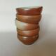 Set of 5 bowls in glazed stoneware size 00
