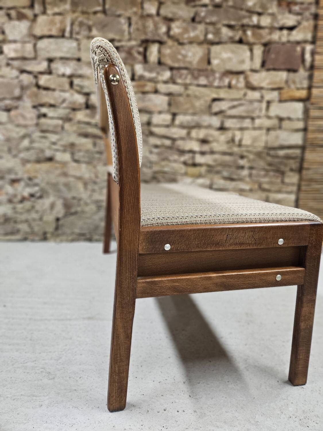 Vintage 1970s design storage bench