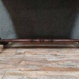 Superb english flat center desk napoleon iii style in mahogany circa 1880