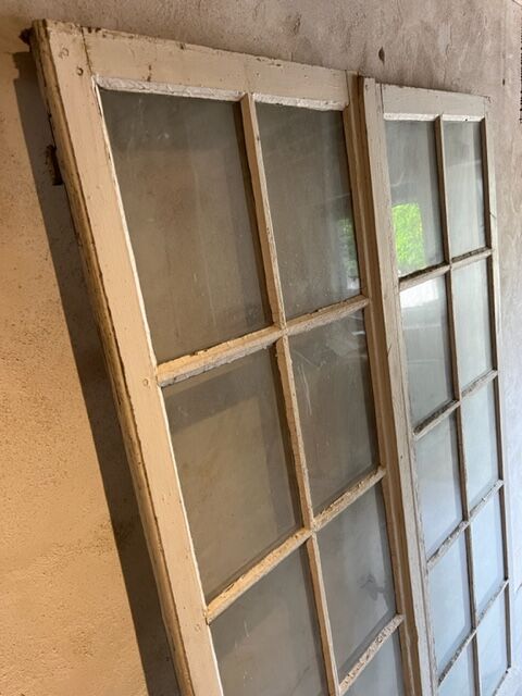 Pair of glass doors of castle XIXth