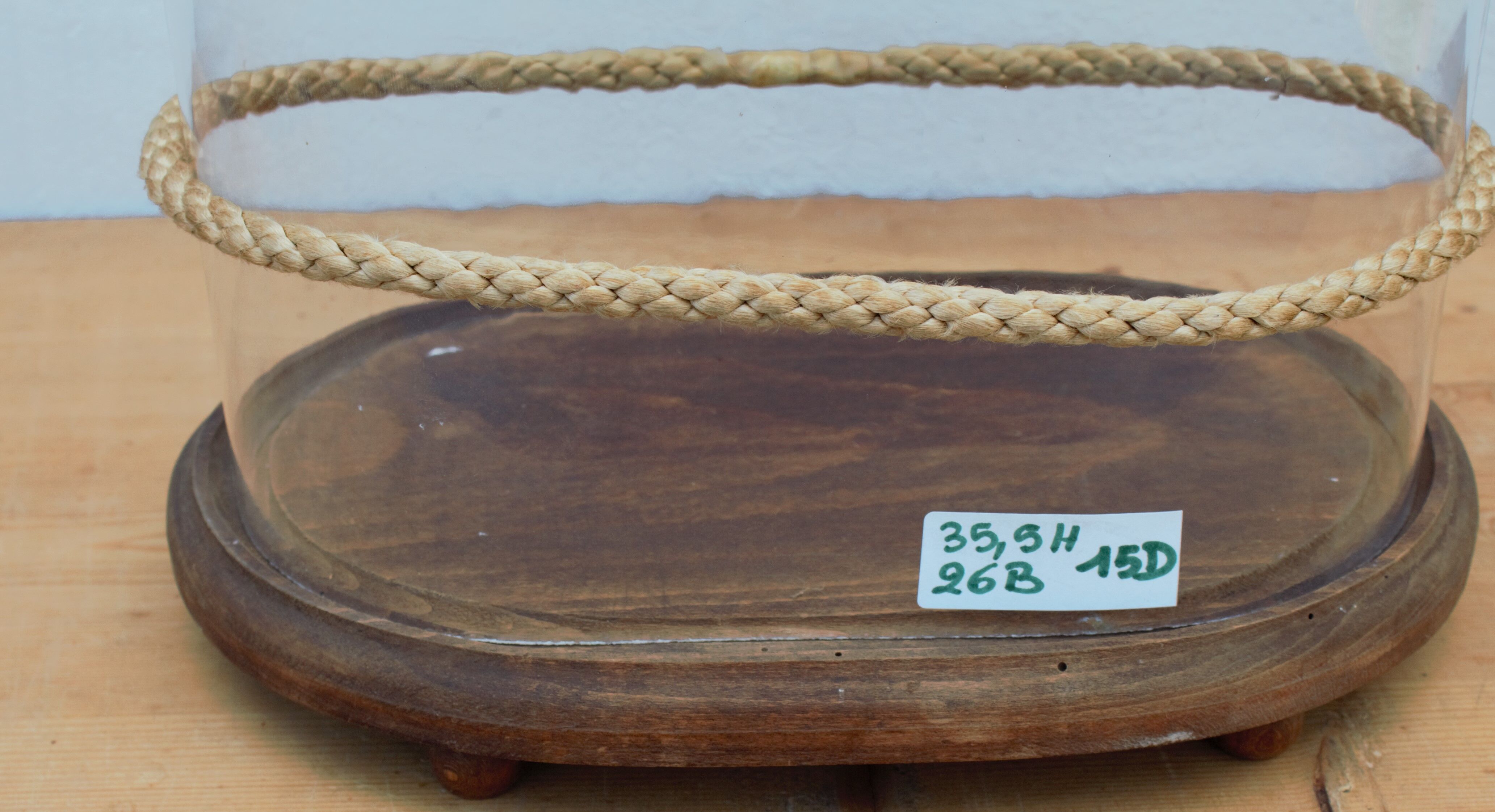 Old wedding glass globe