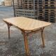 1970s rattan dining table
