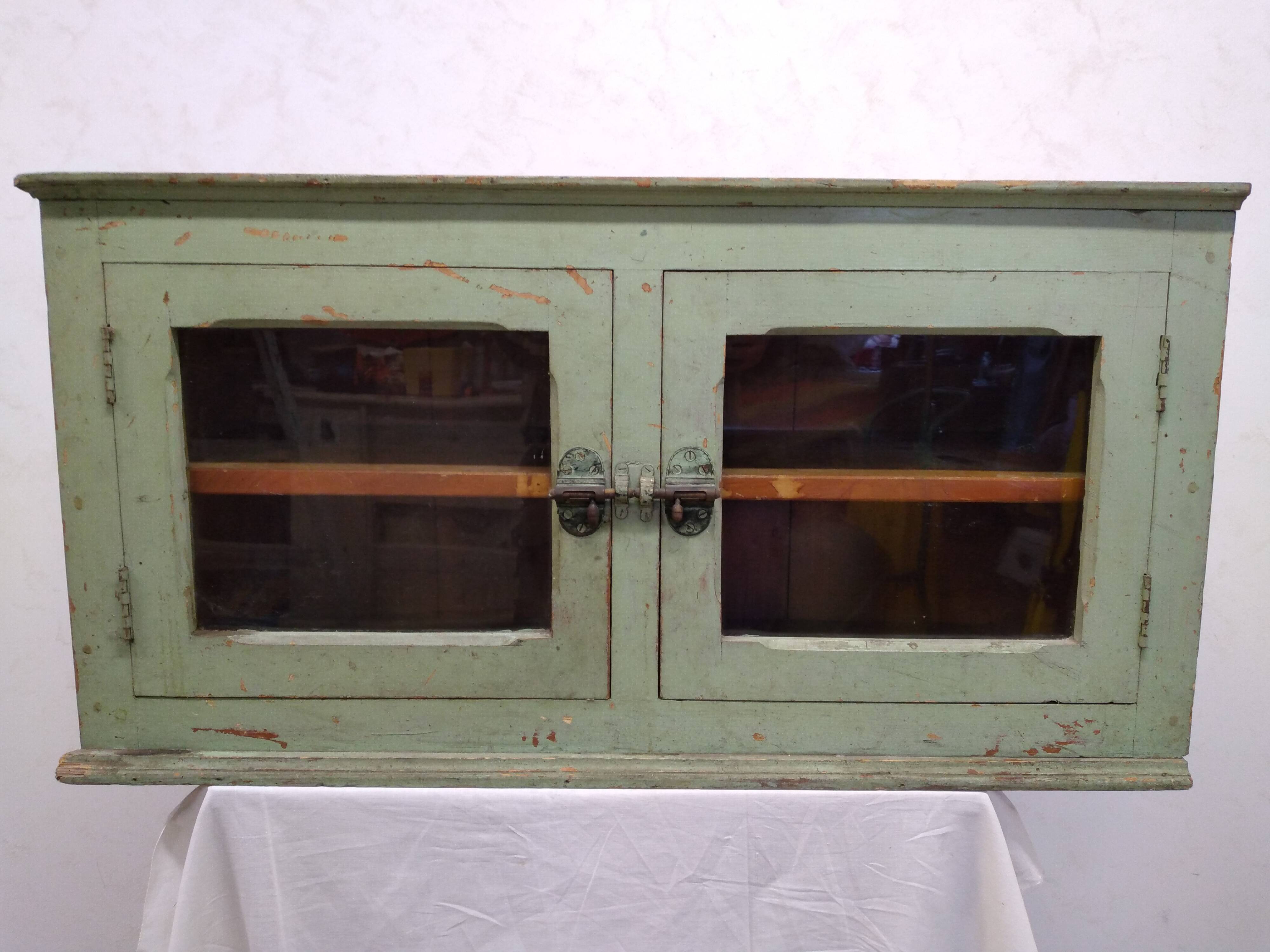 Antique glazed furniture / showcase