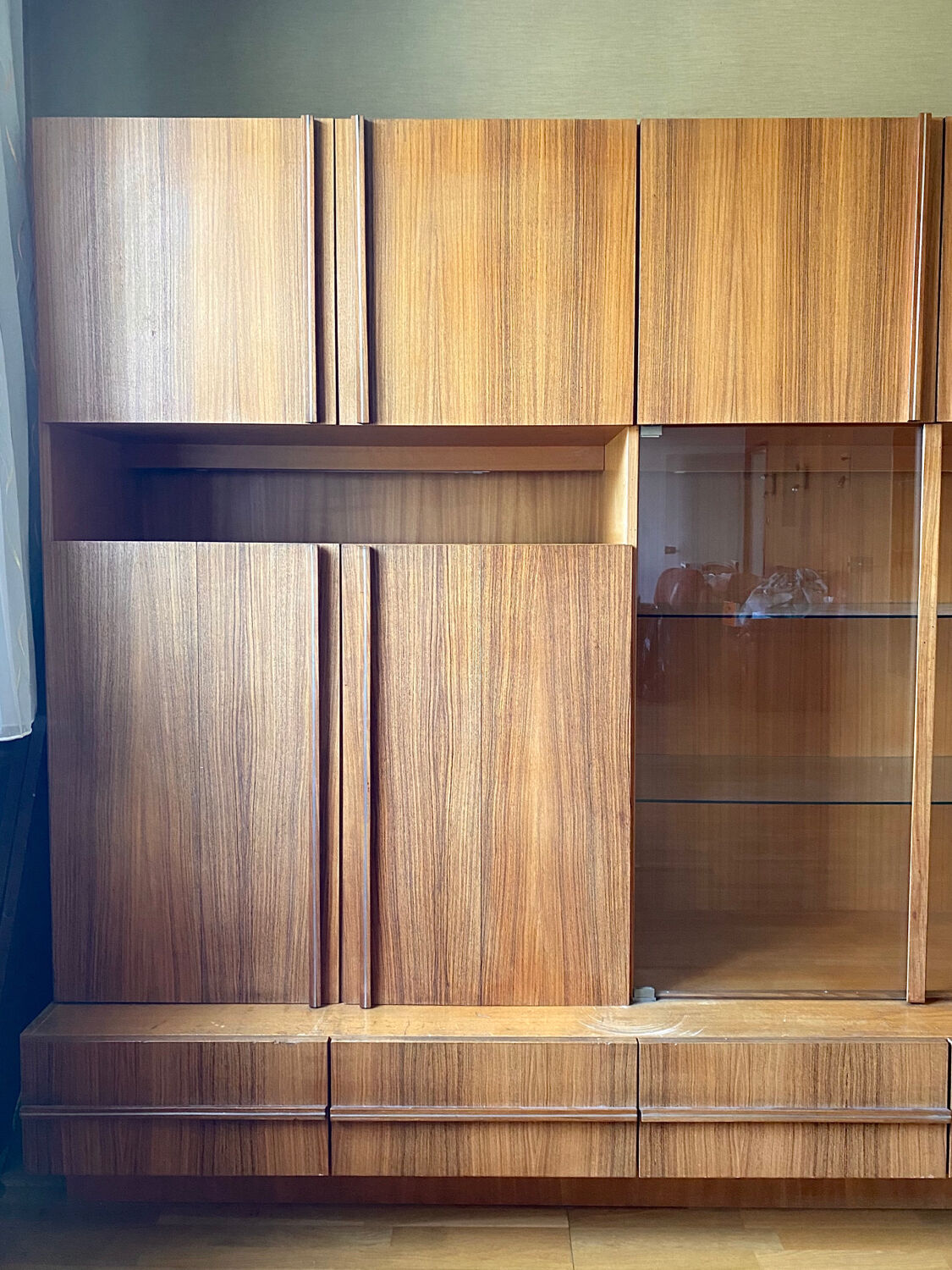 Wall unit / bookcase Italian Luigi Bartolini 1960