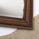 Large old mirror 65cm, carved wooden frame