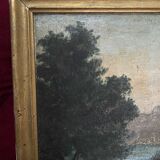 Old framed oil on panel “landscape”