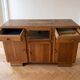 Vintage 1950s solid wood sideboard