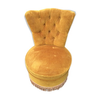 Fauteuil crapaud style Louis XV