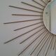 Vintage sunburst mirror
