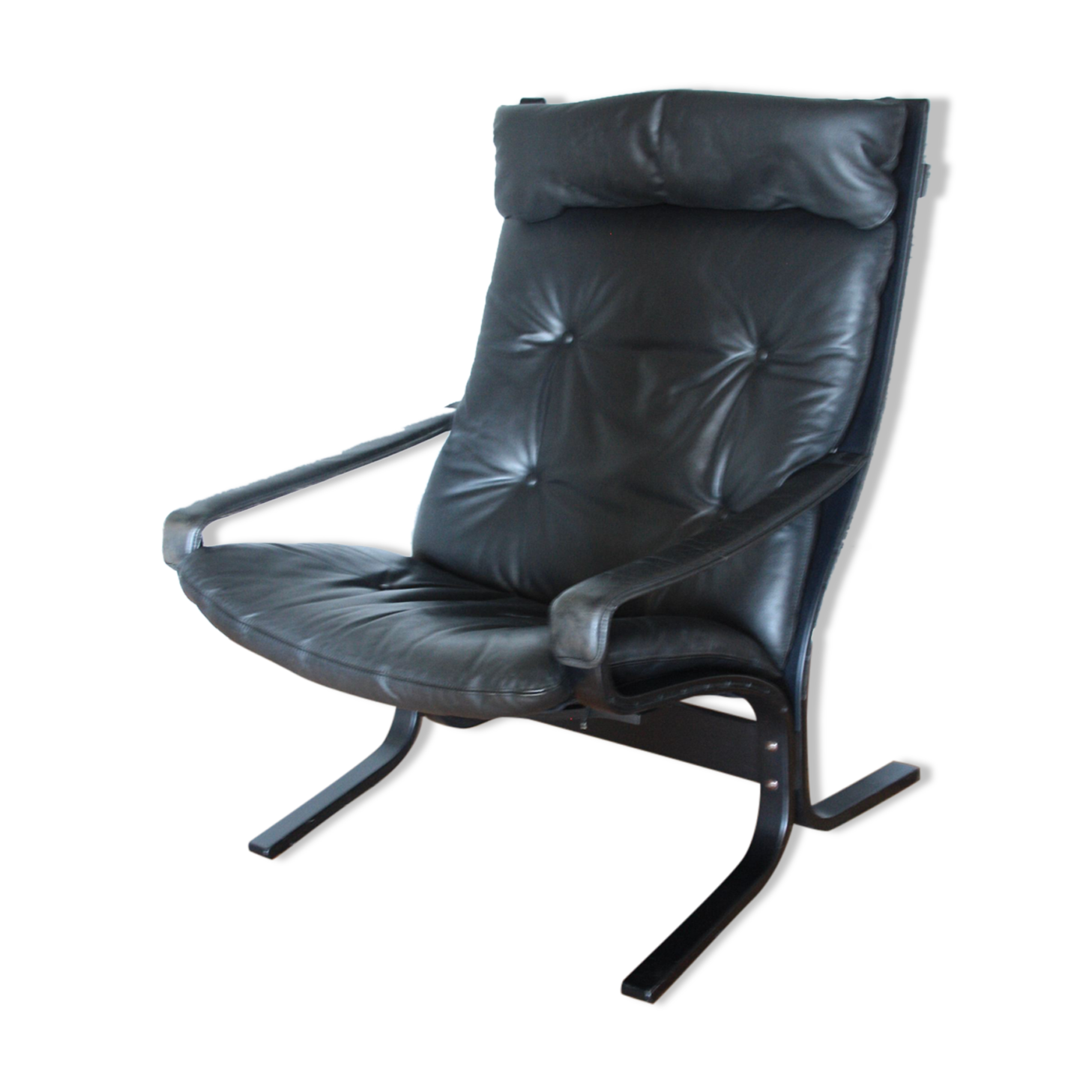 Siesta leather armchair By Ingmar Relling