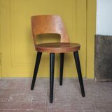 Baumann chair model Mondor, vintage wooden chair, accent chair