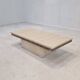 Table basse italienne en travertin et granit