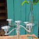 English silver candelabra candlestick