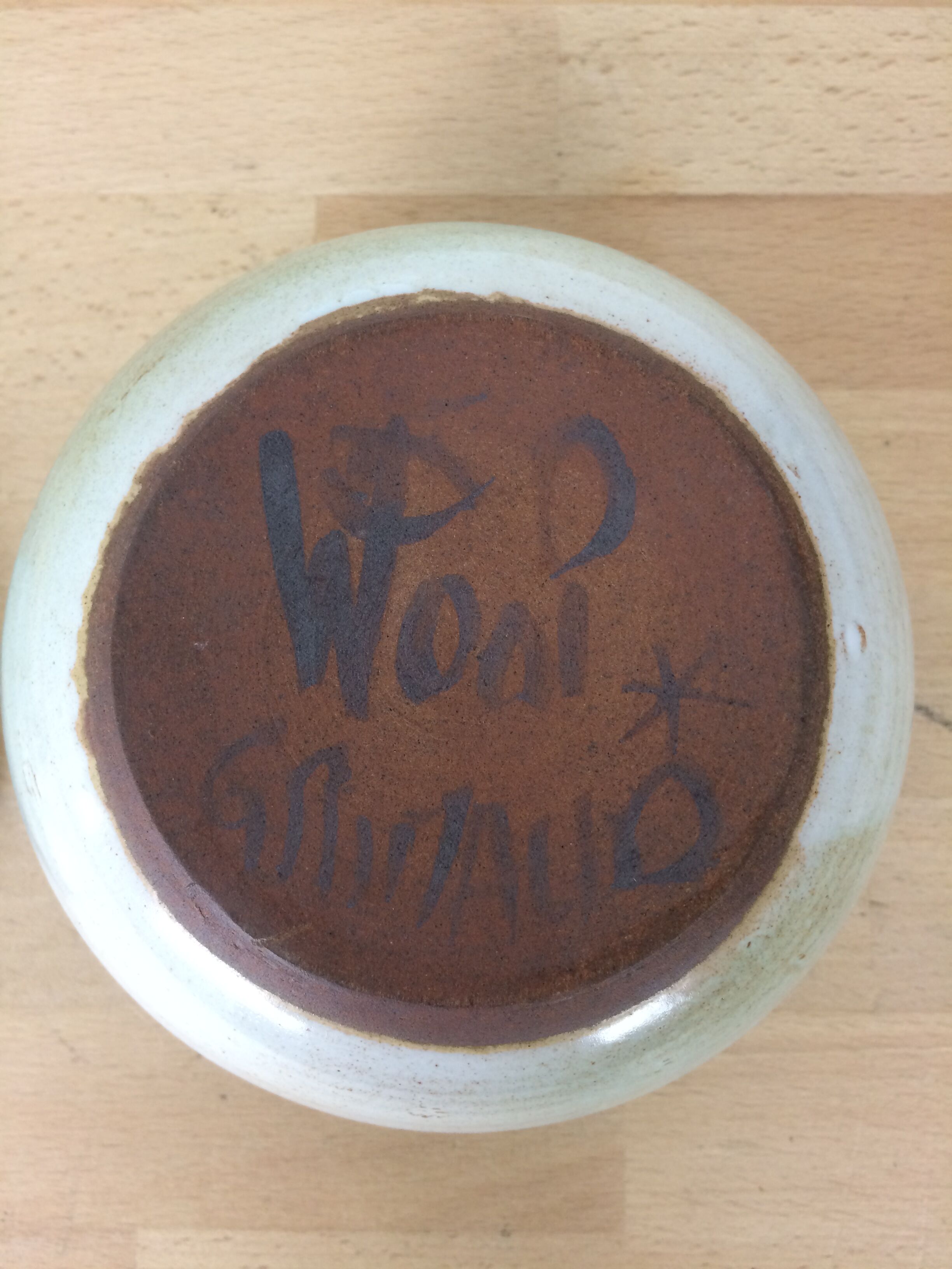 Grimaud ceramic round candy, blue