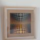 Tableau Vintage Op Art Kinetic