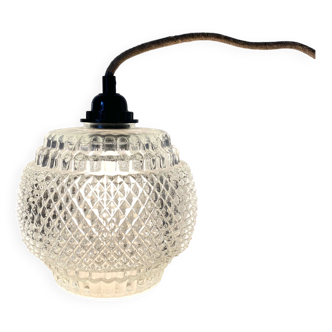 Vintage globe ball hanging lamp